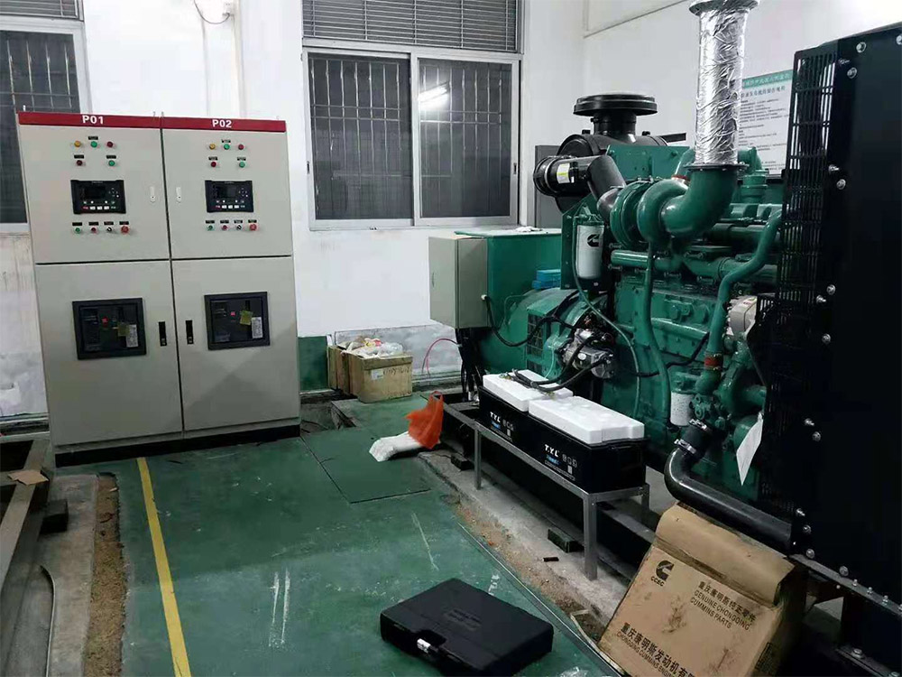 南海區獅山人民醫院500KW康明斯發電機組並機